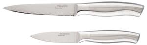 Ernesto® Nôž z damascénskej ocele (nože na zeleninu s rukoväťou z ušľachtilej ocele, 2-dielna súprava) (100339029)
