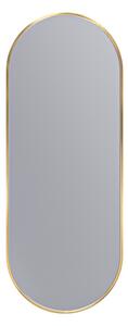 Erga Oval, oválne zrkadlo 35x90cm, zlatý rám, ERG-V01-OVAL-3590-GD