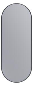 Erga Oval, oválne zrkadlo 35x90cm, čierny rám, ERG-V01-OVAL-3590-BK
