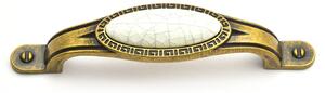 Interex OLVIA antik zlatá popraskaný porcelán 96 mm