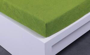 XPOSE® Froté plachta Exclusive - zelená 140x200 cm