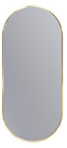 Erga Oval, oválne zrkadlo 40x90cm, zlatý rám, ERG-V01-OVAL-4090-GD