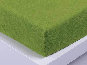 XPOSE® Froté plachta Exclusive - zelená 160x200 cm