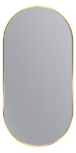 Erga Oval, oválne zrkadlo 45x90cm, zlatý rám, ERG-V01-OVAL-4590-GD