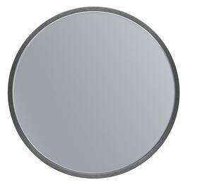 Erga Round, okrúhle zrkadlo 30cm, čierny rám, ERG-V01-ROUND-3030-BK