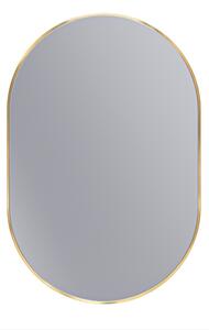 Erga Oval, oválne zrkadlo 60x90cm, zlatý rám, ERG-V01-OVAL-6090-GD