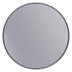 Erga Round, okrúhle zrkadlo 50cm, čierny rám, ERG-V01-ROUND-5050-BK