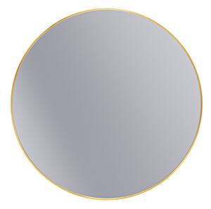 Erga Round, okrúhle zrkadlo 100cm, zlatý rám, ERG-V01-ROUND-1010-GD