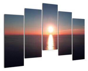 Obraz zapadajúceho slnka (Obraz 125x90cm)