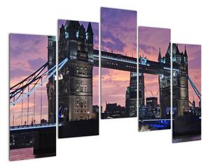 Obraz s Tower Bridge (Obraz 125x90cm)