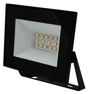 V-TAC Čierny LED reflektor 10W, Neutrálna biela 4000 - 4500K