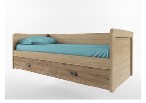 Jednolôžková posteľ 90 cm Danica (madura + dub wellington) (s roštom). Vlastná spoľahlivá doprava až k Vám domov. 1052858