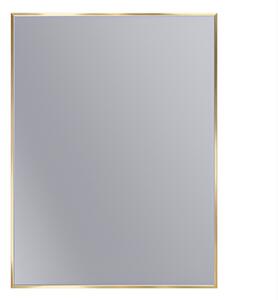 Erga Rectangle, obdĺžnikové zrkadlo 60x80 cm, zlatý rám, ERG-V01-RECTAGLE-6080-GD