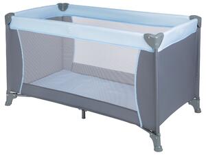 LUPILU® Cestovná postieľka pre bábätká, 120 x 60 cm (modrá) (100334212)