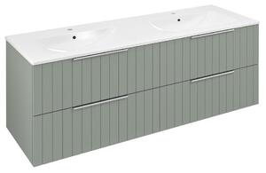 Sapho Sapho, CIRASA STRIP umývadlová skrinka 139,6x52x46cm, verde, CR141-4444S-21