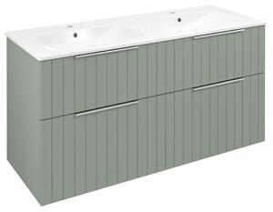 Sapho Sapho, CIRASA STRIP umývadlová skrinka 118,4x64x46cm, verde, CR121-4444S-21
