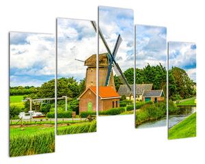Obraz veterného mlyna (Obraz 125x90cm)