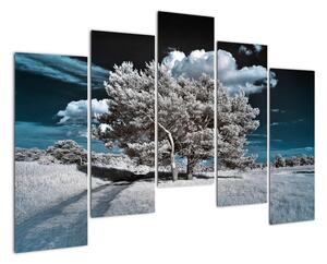 Strom v zime, obraz na stenu (Obraz 125x90cm)