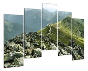 Hrebeň hôr - moderné obrazy (Obraz 125x90cm)