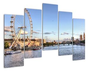 Londýnske oko (London eye) - obraz do bytu (Obraz 125x90cm)