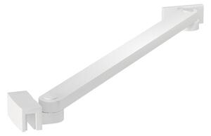 Erga Paris, rohová vzpera pre sprchové zásteny s hrúbkou skla 6/8/10 mm, dĺžka 35cm, biela matná, ERG-V02-PARIS-BAR35-WH