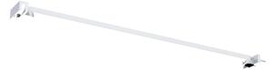 Erga Paris, rohová vzpera pre sprchové zásteny s hrúbkou skla 6/8/10 mm, dĺžka 45cm, biela matná, ERG-V02-PARIS-BAR45-WH