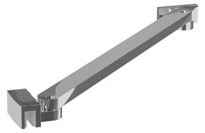 Erga Paris, rohová vzpera pre sprchové zásteny s hrúbkou skla 6/8/10 mm, dĺžka 35cm, chrómová, ERG-V02-PARIS-BAR35-CR
