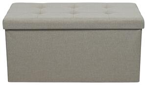ÚLOŽNÝ BOX NA SEDENIE, textil, kompozitné drevo, 76/38/38 cm Carryhome - Kreslá