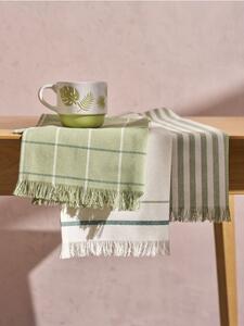 Sinsay - Sada kuchynských utierok 3 pack - zelená