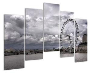 Londýnske oko (London eye) - obraz (Obraz 125x90cm)