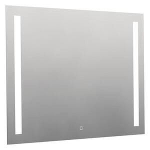 Hranaté zrkadlo 100x70 cm s LED osvetlením, topná fólia, senzor s nastaviteľnou teplotou 2700-6500K, IP44 ZIL10070TLEDS