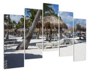 Plážový rezort - obrazy (Obraz 125x90cm)