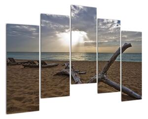 Pláž - obraz (Obraz 125x90cm)