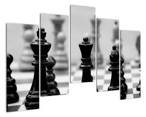 Šachovnica - obraz (Obraz 125x90cm)