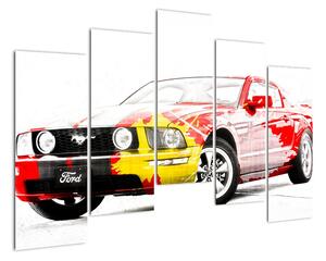 Auto Ford Mustang - obraz (Obraz 125x90cm)