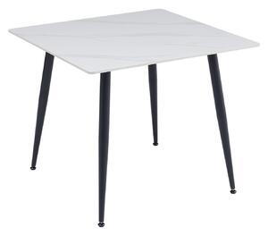 Jedálenský stôl ADRIA 70x70 biely mramor