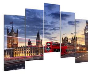 Londýn - moderný obraz (Obraz 125x90cm)