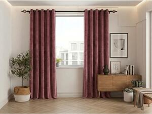 Zatemňovací záves ELVIO VELVET 140x250 cm, staroružový Zavesenie: Riasiaca páska