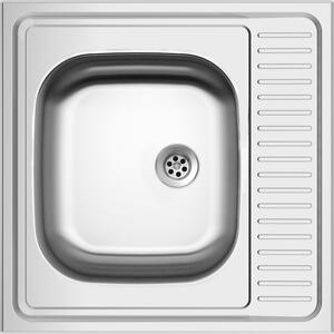 Sinks nerezový drez CLP-D 600 M matný