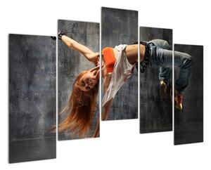 Street Dance tanečnice - obraz (Obraz 125x90cm)