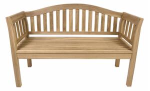 Záhradná lavica DIVERO 2miestna, neošetrená, 131,5 cm