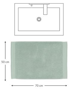 Zelená kúpeľňová predložka 70x50 cm Premium - Westwing Collection