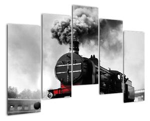 Historická lokomotíva - obraz (Obraz 125x90cm)