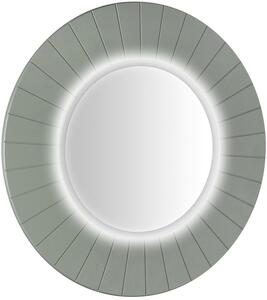 Sapho Sapho, LUMIRO STRIP guľaté zrkadlo s LED osvetlením v ráme, priemer 90cm, verde, LR950-4444S