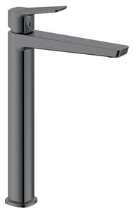 Aqualine FLERY, vysoká umývadlová batéria h-328, grafitová, FY006GM