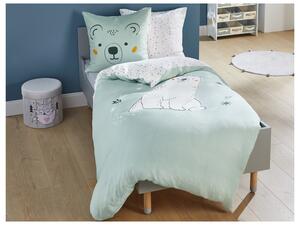 LIVARNO HOME Detská posteľná bielizeň, 140 x 200 cm, 70 x 90 cm (medveď) (100342311)