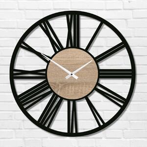 Karlsdesign.sk - Drevené nástenné hodiny - LUNA I - 30cm - Biela