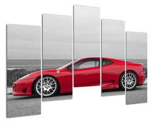 Červené Ferrari - obraz (Obraz 125x90cm)