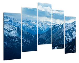 Panoráma hôr v zime - obraz (Obraz 125x90cm)