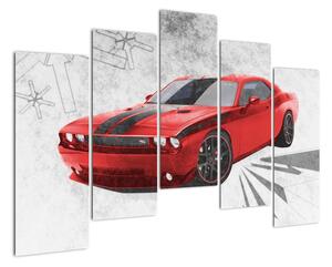Dodge Challenger - obraz autá (Obraz 125x90cm)